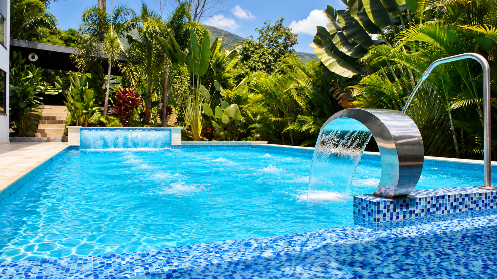 Piscina privada en Villa Renacer